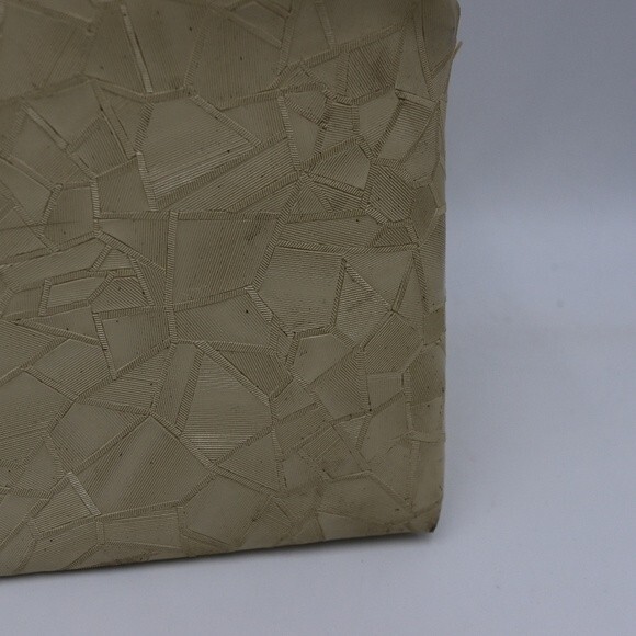 Vintage White Frame Abstract Patterned Box Purse 1960s - Picture 5 of 15